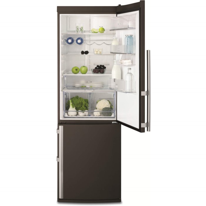 Electrolux EN3487AOO Freestanding Fridge Freezer Brown Appliances