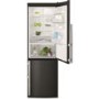 Electrolux EN3487AOY Freestanding Fridge Freezer - Black
