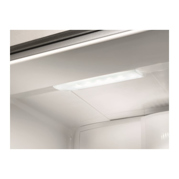 Electrolux EN3881AOX Free-Standing Fridge Freezer in SilverStainless Steel Door with Antifingerprint