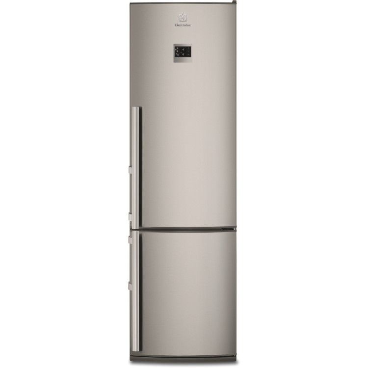Electrolux EN3881AOX Free-Standing Fridge Freezer in SilverStainless Steel Door with Antifingerprint