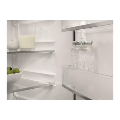 Electrolux EN3881AOX Free-Standing Fridge Freezer in SilverStainless Steel Door with Antifingerprint