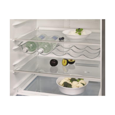 Electrolux EN3881AOX Free-Standing Fridge Freezer in SilverStainless Steel Door with Antifingerprint