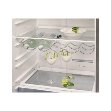 Electrolux EN3881AOX Free-Standing Fridge Freezer in SilverStainless Steel Door with Antifingerprint
