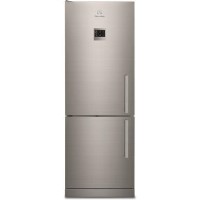 Electrolux ENF4453AOX Free-Standing Fridge Freezer in Stainless Steel+Stainless Steel door with antifingerprint coating