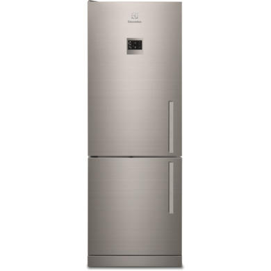 Electrolux ENF4453AOX Free-Standing Fridge Freezer in Stainless Steel+Stainless Steel door with antifingerprint coating