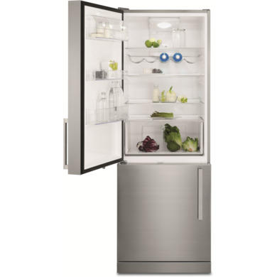 Electrolux ENF4453AOX Free-Standing Fridge Freezer in Stainless Steel+Stainless Steel door with antifingerprint coating