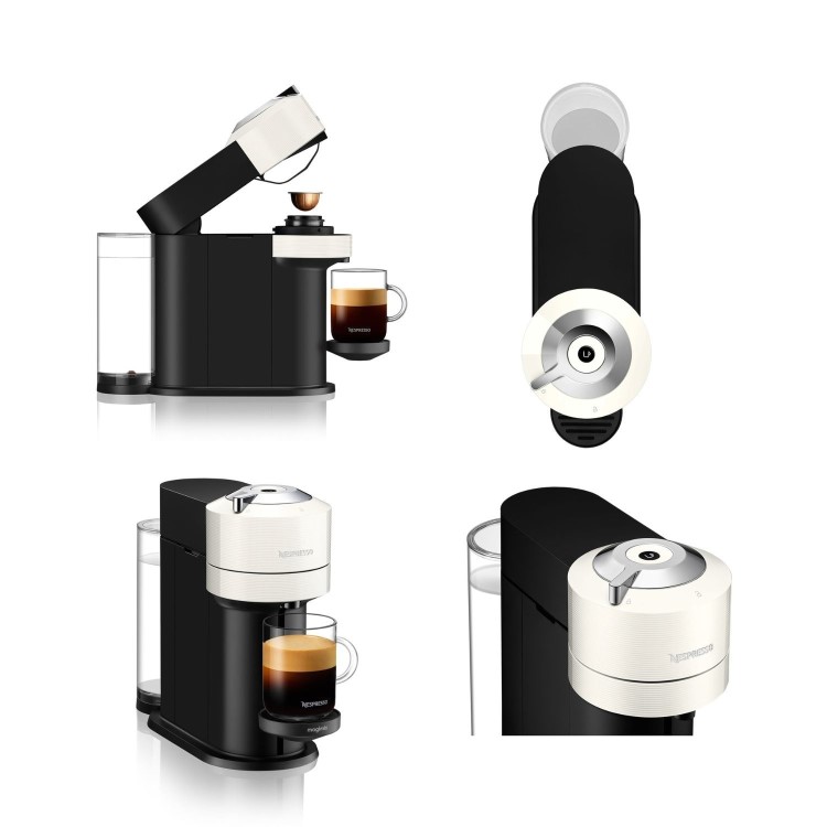 Nespresso by Delonghi Vertuo Next Pod Coffee Machine ENV120.WAE - White