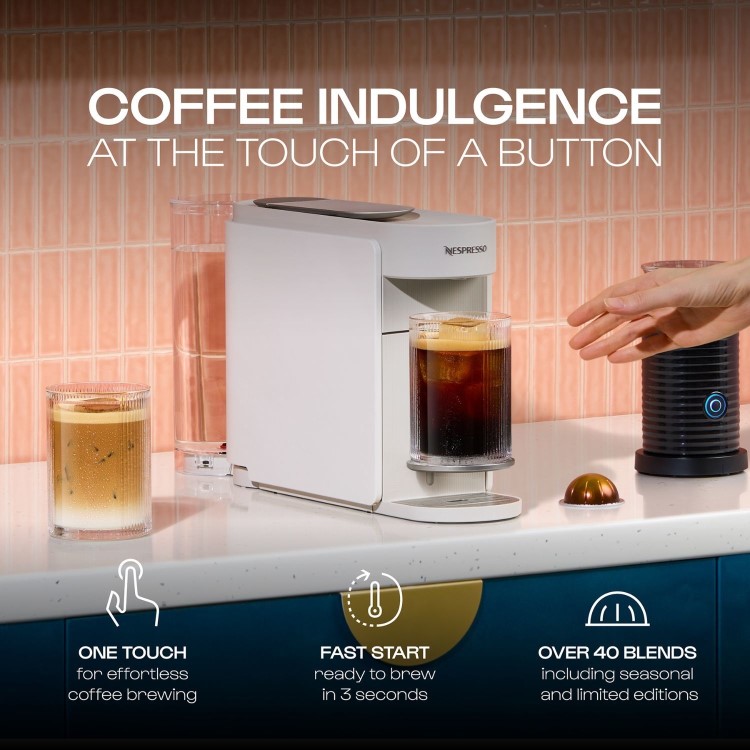 Nespresso by Delonghi Vertuo Up Pod Coffee Machine ENV200.W - White