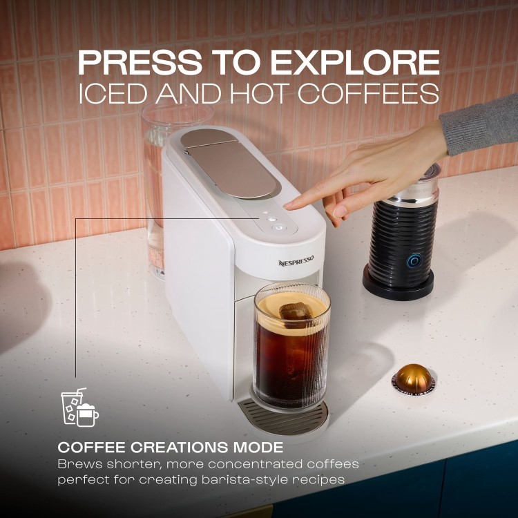 Nespresso by Delonghi Vertuo Up Pod Coffee Machine ENV200.W - White