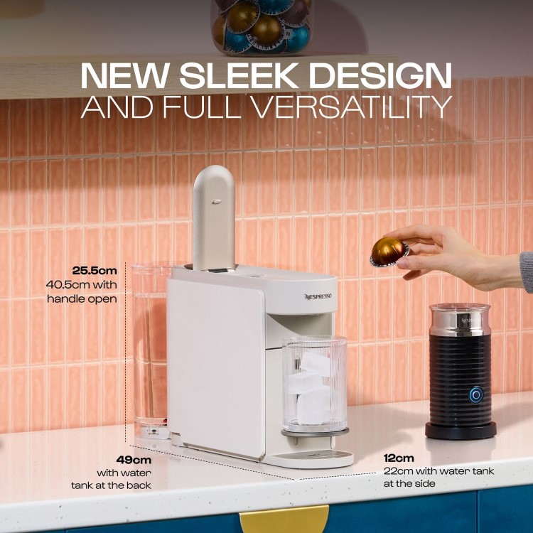 Nespresso by Delonghi Vertuo Up Pod Coffee Machine ENV200.W - White