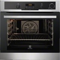 GRADE A1 - As new but box opened - Electrolux EOC6631AOX Electric Built-in Single Oven In Stainless Steel With Anti-fingerprint Coating