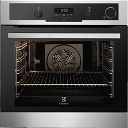 GRADE A1 - As new but box opened - Electrolux EOC6631AOX Electric Built-in Single Oven In Stainless Steel With Anti-fingerprint Coating
