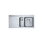 Franke EOX651L Epos 1.5 Bowl Sink with Left Hand Drainer in Stainless Steel G17280
