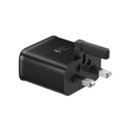 Samsung Fast Charging USB Plug Power Adapter Black