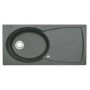 Astracast EP10RXHOMESKR Ellipse Single Bowl Right Hand Drainer Granite ROK Composite Sink in Graphite Grey