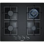 Siemens iQ500 60cm Gas on Glass 4 Burner Gas Hob - Black