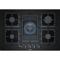GRADE A2 - Siemens EP7A6QB90 iQ500 75cm Five Burner Gas-on-glass Hob - Black