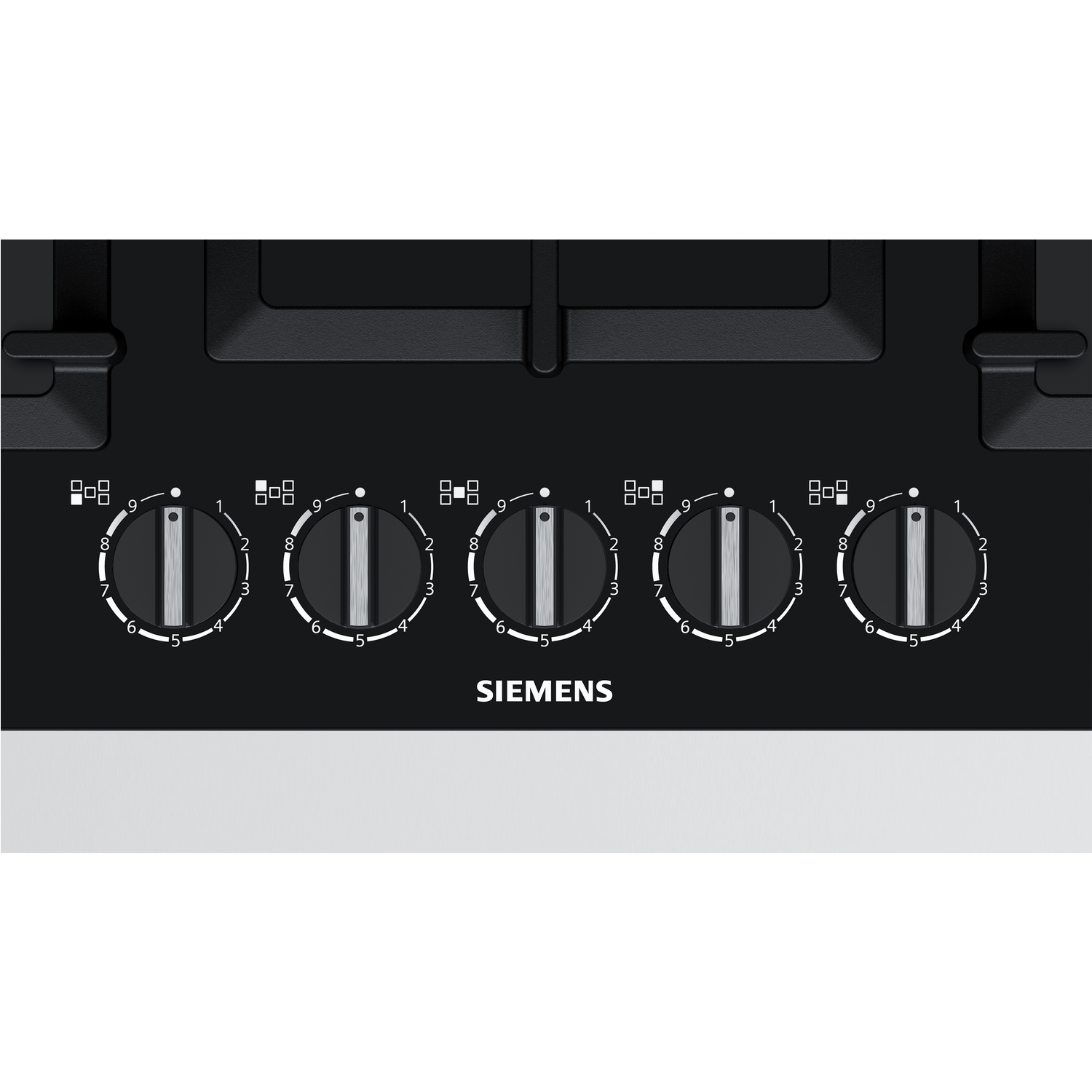 Siemens iQ500 75cm Gas on Glass 5 Burner Gas Hob Black EP7A6QB90