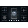 GRADE A2 - Siemens EP916QB91E Rotary Control 92cm Five Burner Gas-on-glass Hob Black
