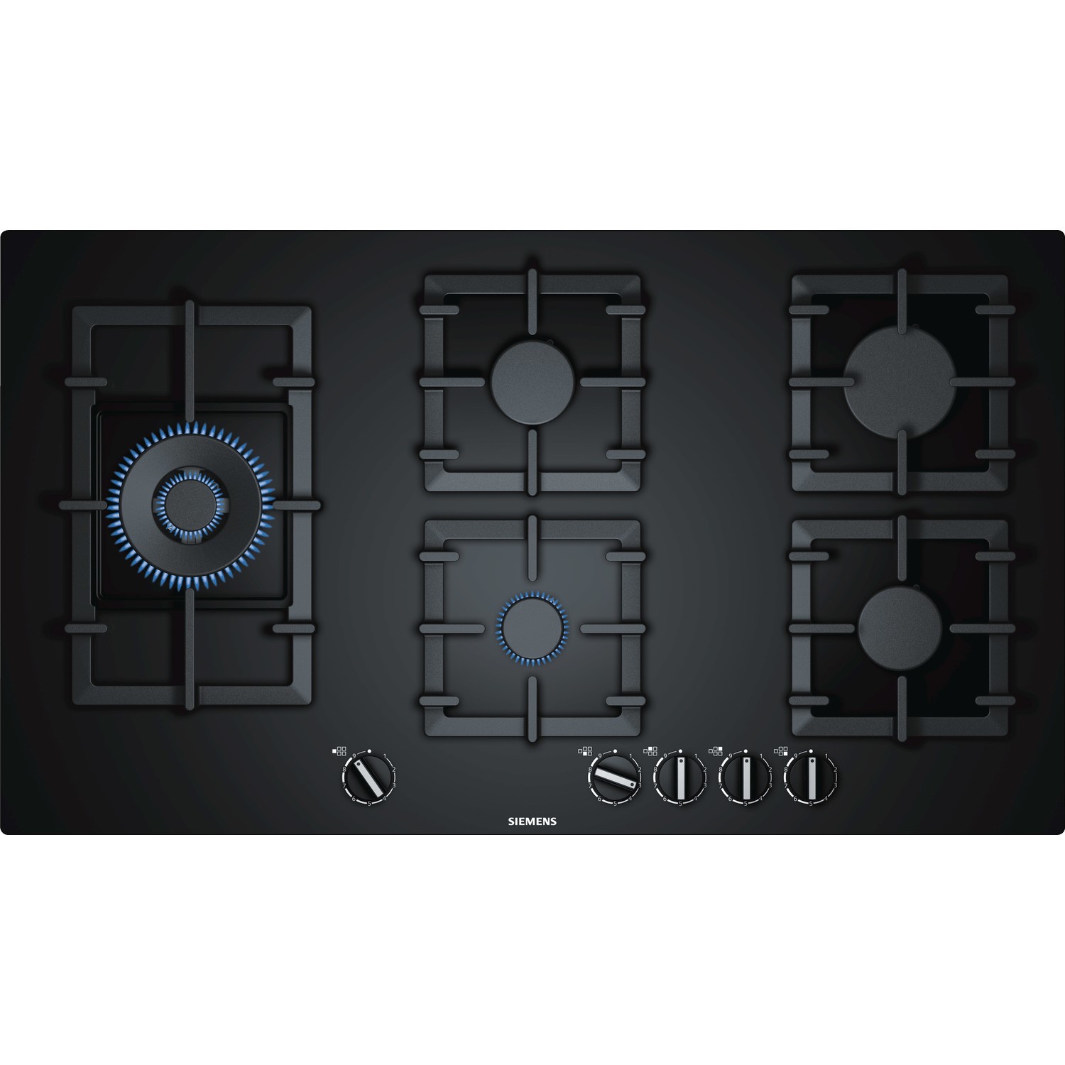 Siemens EP9A6SB90 StepFlame Gas Hob, Black