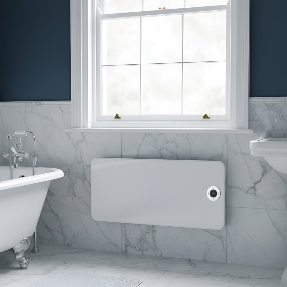 electriQ 2000W Wall Mountable Panel Heater with Smart WiFi Alexa