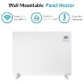 GRADE A2 - Ultraslim Paintable 550 Watt WiFi  Wall Mountable Panel Heater with Smart App