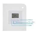 GRADE A2 - Ultraslim Paintable 550 Watt WiFi  Wall Mountable Panel Heater with Smart App