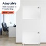 electriQ 550W Paintable Smart Wall Mountable Infrared Panel Heater - Low Energy - 800 x 600mm