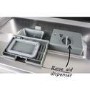 GRADE A2 - electriQ 6 Place Freestanding Compact Table Top Dishwasher - Silver
