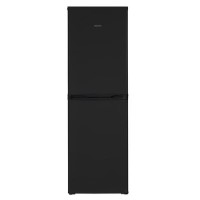 electriQ 242 Litre 50/50 Freestanding Fridge Freezer - Black