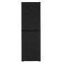 Refurbished electriQ 242 Litre Freestanding Fridge Freezer 50/50 Split  55cm Wide - Black