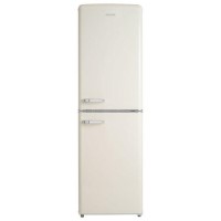 electriQ 246 Litre 50/50 Retro Freestanding Fridge Freezer - Cream electriQ 246 Litre 50/50 Retro Freestanding Fridge Freezer - Cream
