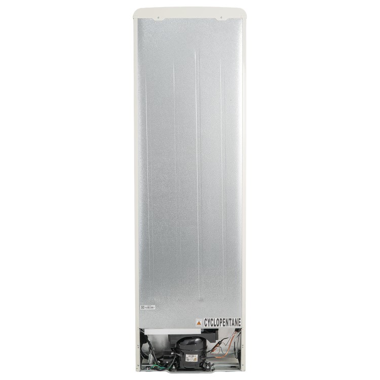 electriQ 246 Litre 50/50 Retro Freestanding Fridge Freezer - Cream