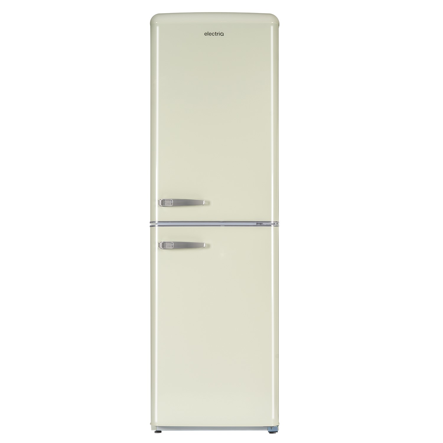 electriQ 246 Litre 50/50 Freestanding Fridge Freezer - Cream