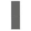 GRADE A2 - electriQ EQ55176SIL 231 Litre Freestanding Fridge Freezer 50/50 Split Frost Free 55cm Wide - Silver
