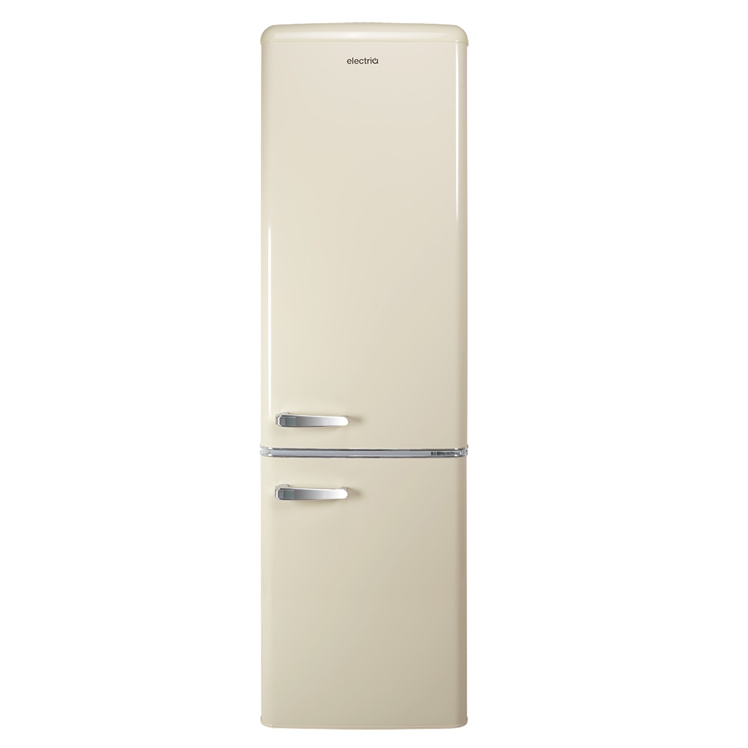 Refurbished electriQ EQ6040RETROCREAM Freestanding 244 Litre 60/40 Fridge Freezer