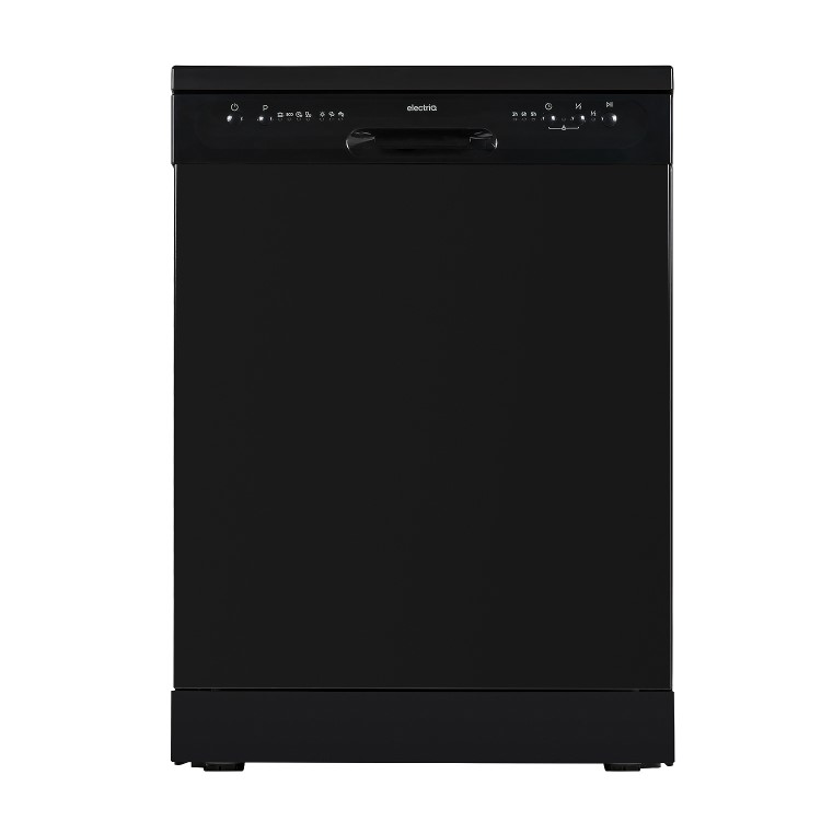 GRADE A2 - electriQ 12 Place Freestanding Dishwasher - Black