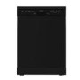 GRADE A2 - electriQ 12 Place Freestanding Dishwasher - Black