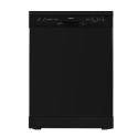 A2/EQ60DWBLACK Refurbished electriQ EQ60DWBLACK 12 Place Freestanding Dishwasher Black