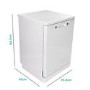 electriQ - 12 Place Settings Freestanding Dishwasher - White