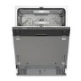 electriQ Series 2 Integrated Dishwasher - C-Rated Black control panel