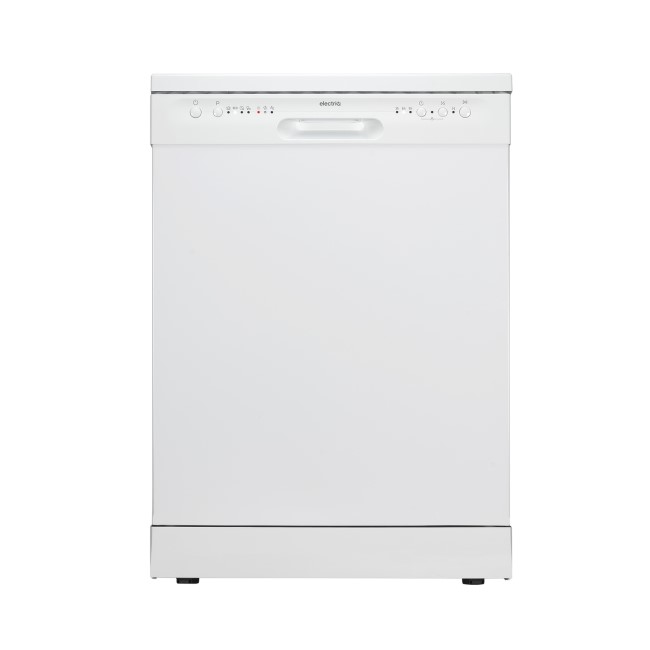 GRADE A3 - electriQ 12 Place Freestanding Dishwasher - White 