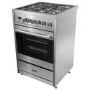 Refurbished electriQ EQ60RANGEPROSS 60cm Single Oven Mini Range Cooker Stainless Steel