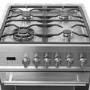 Refurbished electriQ EQ60RANGEPROSS 60cm Single Oven Mini Range Cooker Stainless Steel