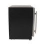 GRADE A2 - electriQ 60cm  Dual Temperature Dual Zone Wine Cooler - Stainless Steel