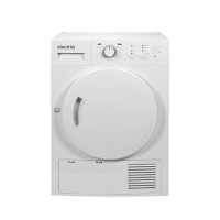 Refurbished electriQ EQ8KGPUMPDRYER Freestanding Heat Pump 8KG Tumble Dryer White