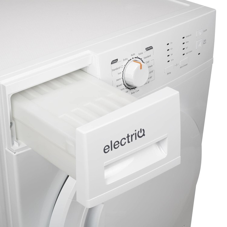 Refurbished electriQ EQ8KGPUMPDRYER Freestanding Heat Pump 8KG Tumble Dryer White