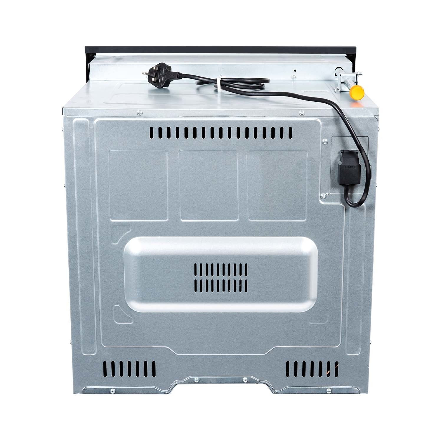 electriQ 63L Gas Oven with Electric Grill Black EQBIOGASBLACK