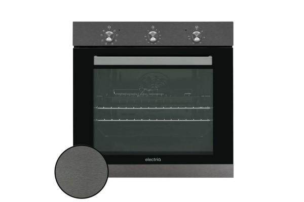 Dark steel oven