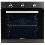 electriQ Plug In Fan Assisted Electric Single Oven - Dark Grey Steel